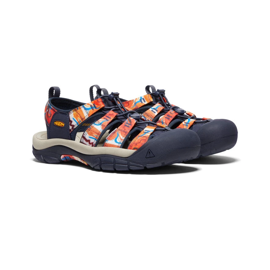 Keen Men's Newport X Outdoor Afro | Groovy Orange/Navy 4 Keen Men's Newport X Outdoor Afro | Groovy Orange/Navy - Image 2