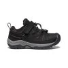 Keen Little Kids' Targhee Waterproof Shoe | Black/Steel Grey -Shoes Haven Shop 007d39d86902ef3db86789f086755e5c505e0d6a