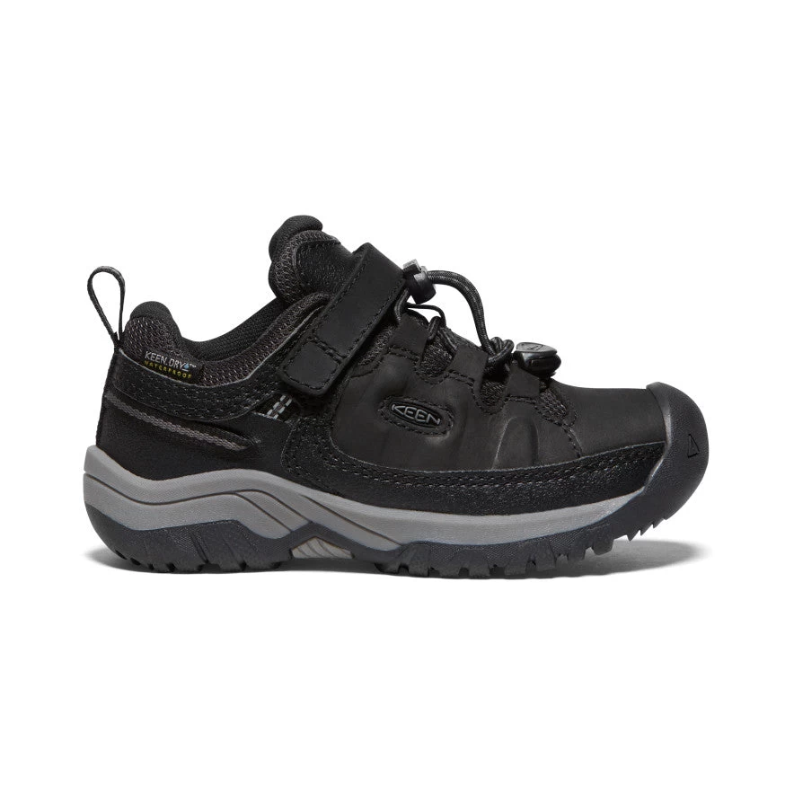 Keen Little Kids' Targhee Waterproof Shoe | Black/Steel Grey 3 Keen Little Kids' Targhee Waterproof Shoe | Black/Steel Grey