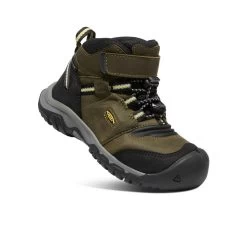 Keen Little Kids' Ridge Flex Waterproof Boot | Dark Olive/Dusky Citron -Shoes Haven Shop 0285da6ac7e7da809605615577c3f3f313f93097