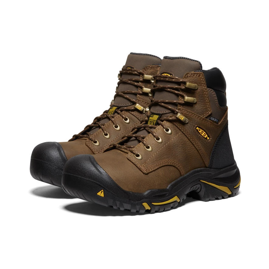 Keen Men's Mt Vernon 6" Waterproof Boot (Soft Toe) | Cascade Brown 4 Keen Men's Mt Vernon 6" Waterproof Boot (Soft Toe) | Cascade Brown - Image 2