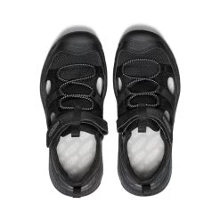 Keen Big Kids' Motozoa Sandal | Black/Alloy -Shoes Haven Shop 085a00e1aadbb7cb21b49c2c88e0ae1d010f5886