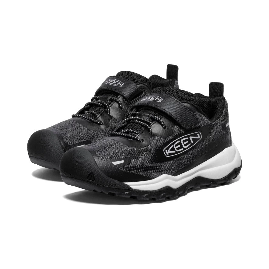 Keen Little Kids' Wanduro Speed Hiking Shoe | Black/Vapor 4 Keen Little Kids' Wanduro Speed Hiking Shoe | Black/Vapor - Image 2