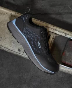 Keen Women's Sparta 2 (Aluminum Toe) | Airy Blue/Black -Shoes Haven Shop 1025571 PDP LeftImage