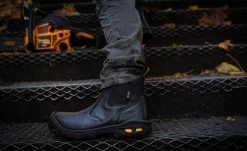 Keen Men's Juneau Romeo Waterproof Boot (Carbon-Fiber Toe) | Black/Black -Shoes Haven Shop 1025581 PDP TopImage