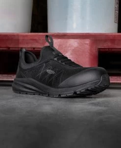 Keen Men's Vista Energy Shift ESD (Carbon-Fiber Toe) | Black/Black -Shoes Haven Shop 1026371 PDP LeftImage