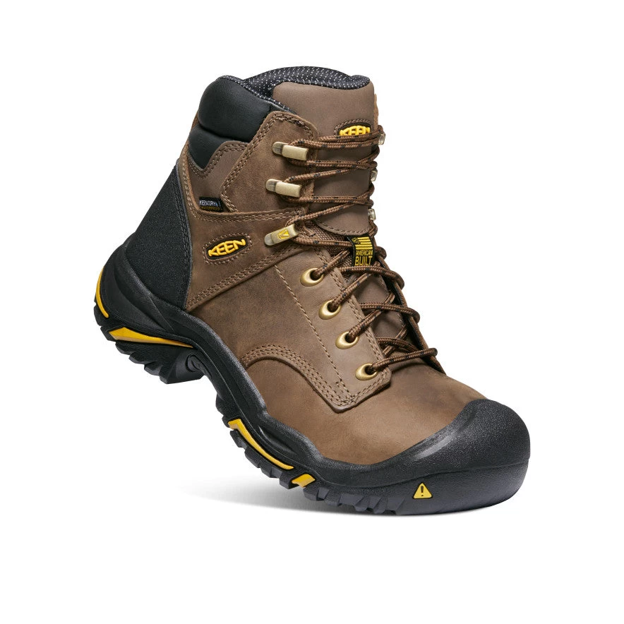 Keen Men's Mt Vernon 6" Waterproof Boot (Steel Toe) | Cascade Brown 5 Keen Men's Mt Vernon 6" Waterproof Boot (Steel Toe) | Cascade Brown - Image 3