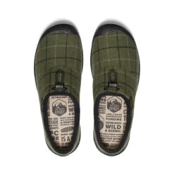 Keen Men's Howser III Slide | Dark Olive Plaid -Shoes Haven Shop 144d4a31ad2a3e85534d2d82867cae16e8541fb2