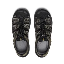 Keen Men's Drift Creek H2 Sandal | Dark Olive/Black -Shoes Haven Shop 161a56f8363213aea313f91e97dac60b5c7c19c0