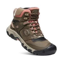 Keen Women's Ridge Flex Waterproof Boot | Timberwolf/Brick Dust -Shoes Haven Shop 1c8f4271f7ed0fe5756783bb065af851d17fa091
