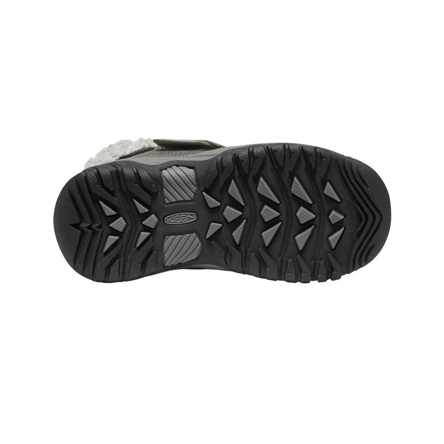 Keen Little Kids' Kootenay IV Waterproof Boot | Steel Grey/Porcelain 6 Keen Little Kids' Kootenay IV Waterproof Boot | Steel Grey/Porcelain - Image 4