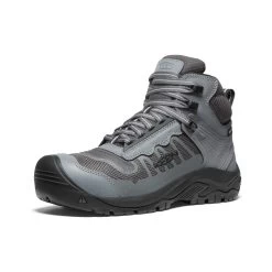Keen Men's Reno Mid KBF Waterproof (Carbon-Fiber Toe) | Magnet/Black -Shoes Haven Shop 26f2eb7528a4af1874f8d583382892d99752eee2