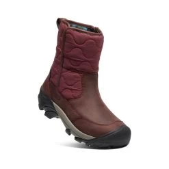 Keen Women's Betty Waterproof Pull-On Boot | Burgundy/Black -Shoes Haven Shop 28804188aec309513564e4dd78274c16ceec7d69