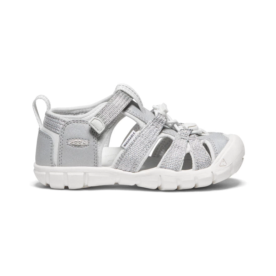 Keen Little Kids' Seacamp II CNX | Silver/Star White 3 Keen Little Kids' Seacamp II CNX | Silver/Star White