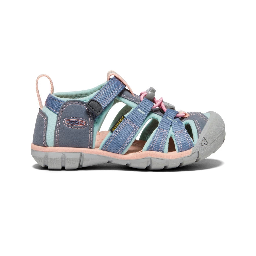 Keen Little Kids' Seacamp II CNX | Flint Stone/Ocean Wave 3 Keen Little Kids' Seacamp II CNX | Flint Stone/Ocean Wave