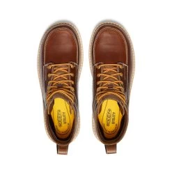 Keen Men's San Jose 6" Waterproof Boot (Aluminum Toe) | Tortoise Shell/Star White -Shoes Haven Shop 2b475e01367b46c25ebd85398e4854d38f298bd8