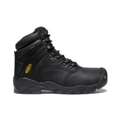 Keen Men's Louisville 6" Waterproof Boot (Steel Toe) | Black