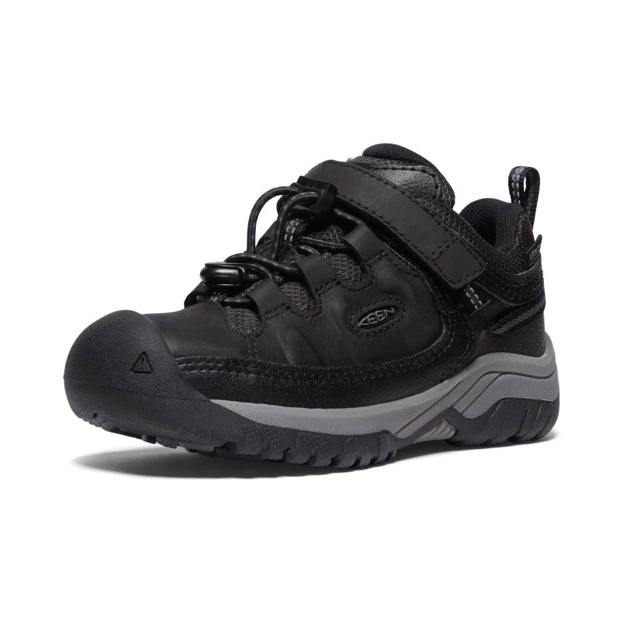 Keen Little Kids' Targhee Waterproof Shoe | Black/Steel Grey 5 Keen Little Kids' Targhee Waterproof Shoe | Black/Steel Grey - Image 3