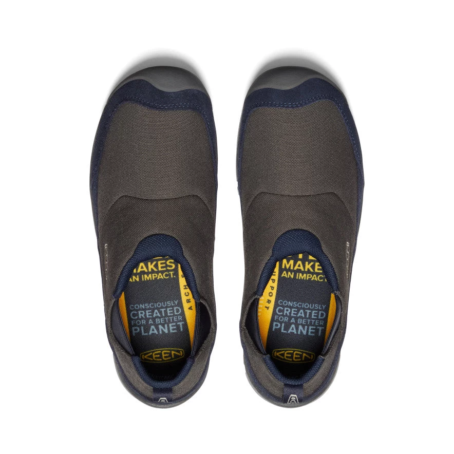 Keen Men's Hoodcamp Slip-On | Black Olive/Sky Captain 6 Keen Men's Hoodcamp Slip-On | Black Olive/Sky Captain - Image 4