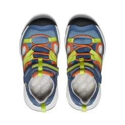 Keen Little Kids' Motozoa Sandal | Vintage Indigo/Scarlet Ibis -Shoes Haven Shop 356210cedbd3120df0490c0b2bdb86f943939a0e