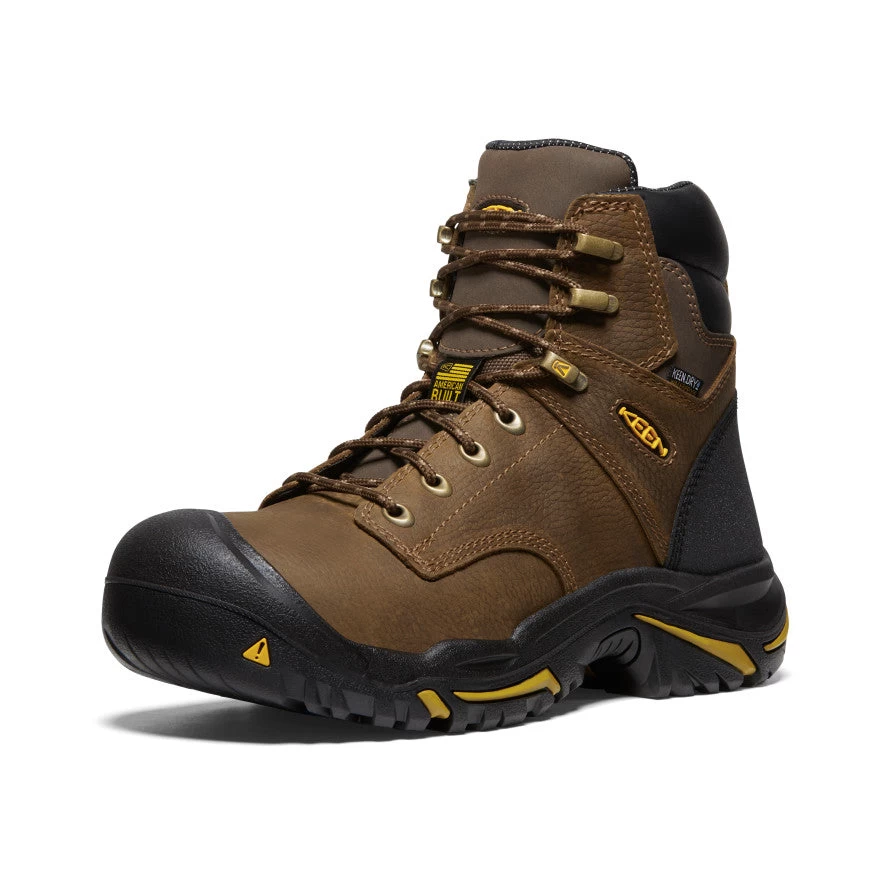 Keen Men's Mt Vernon 6" Waterproof Boot (Soft Toe) | Cascade Brown 5 Keen Men's Mt Vernon 6" Waterproof Boot (Soft Toe) | Cascade Brown - Image 3