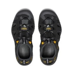 Keen Men's SOLR Sandal | Black/Gold -Shoes Haven Shop 4e6a676c0d2f48744ededd84c32f91c47687a7df