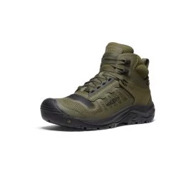 Keen Men's Reno KBF Waterproof Mid (Soft Toe) | Dark Olive/Black -Shoes Haven Shop 4f24f889f1c6b8257760cae572280fdbacf767b4