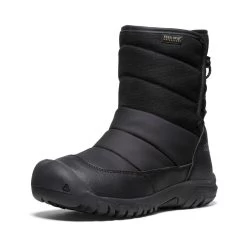 Keen Big Kids' Puffrider Waterproof Winter Boot | Black/Steel Grey -Shoes Haven Shop 4f3a75fd001bbbc2d7625f1d0deef7775430c33b