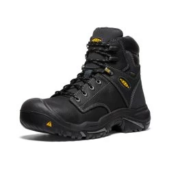 Keen Men's Mt Vernon 6" Waterproof Boot (Steel Toe) | Black -Shoes Haven Shop 5204cd72980a4b7678cd5cbf2e447a9251f488c8