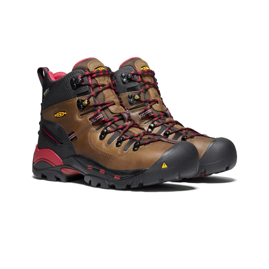 Keen Men's Pittsburgh 6" Waterproof Boot (Steel Toe) | Bison 4 Keen Men's Pittsburgh 6" Waterproof Boot (Steel Toe) | Bison - Image 2