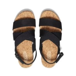 Keen Women's Elle Criss Cross Sandal | Black/Birch -Shoes Haven Shop 54d8f1ee9b6f46206659d96e213463757822b3fc