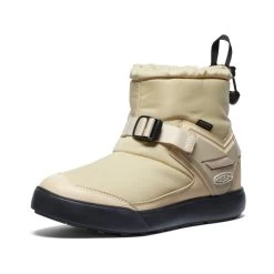 Keen Women's Hoodromeo Waterproof Slip-On Boot | Boulder/Black -Shoes Haven Shop 553a204e5a34d6b19d06ad10ac0e86fef0cfa411