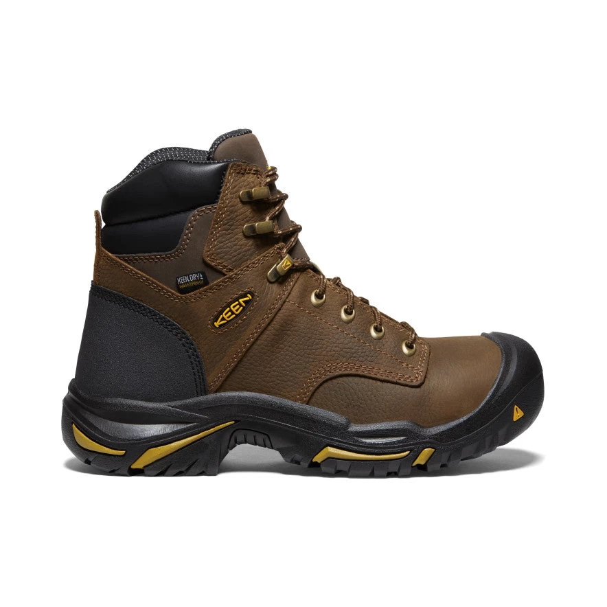 Keen Men's Mt Vernon 6" Waterproof Boot (Soft Toe) | Cascade Brown 3 Keen Men's Mt Vernon 6" Waterproof Boot (Soft Toe) | Cascade Brown