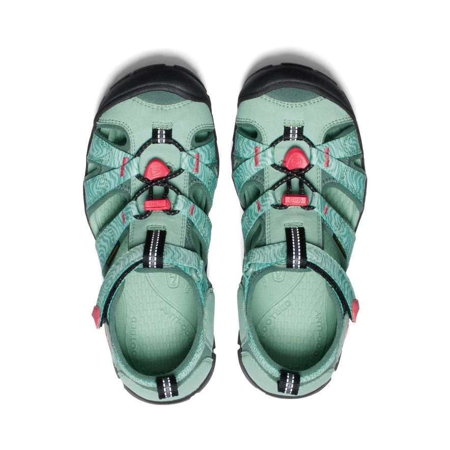 Keen Big Kids' Seacamp II CNX | Granite Green/Cayenne 6 Keen Big Kids' Seacamp II CNX | Granite Green/Cayenne - Image 4