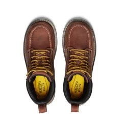 Keen Men's Cincinnati 6" Waterproof Boot (Soft Toe) | Tuscan Red/Sandshell -Shoes Haven Shop 62305d8d87b7ce1a13648f14933fc0125d96899f