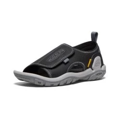 Keen Big Kids' Knotch River Open-Toe | Black/Steel Grey -Shoes Haven Shop 63b3308fe2a1a812029d1875bfa3ec5a1fa5663a