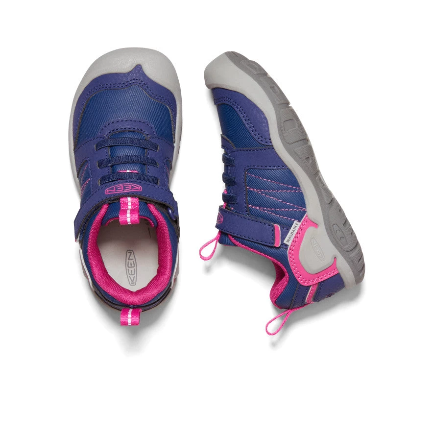 Keen Little Kids' Knotch Peak Sneaker | Blue Depths/Pink Peacock 7 Keen Little Kids' Knotch Peak Sneaker | Blue Depths/Pink Peacock - Image 5
