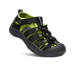 Keen Big Kids' Newport H2 | Black/Lime Green -Shoes Haven Shop 69441469e143619eea9321e6e41b5aa77fbe9ede