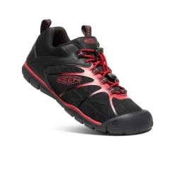 Keen Big Kids' Chandler 2 CNX Sneaker | Black/Red Carpet -Shoes Haven Shop 6c62be3e0167f5b5ed75ea8332b4cc993bcdc909