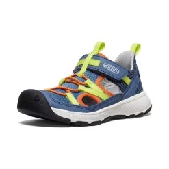 Keen Little Kids' Motozoa Sandal | Vintage Indigo/Scarlet Ibis -Shoes Haven Shop 721a84b552c64eb1d950515a976f5345cbc91b3f