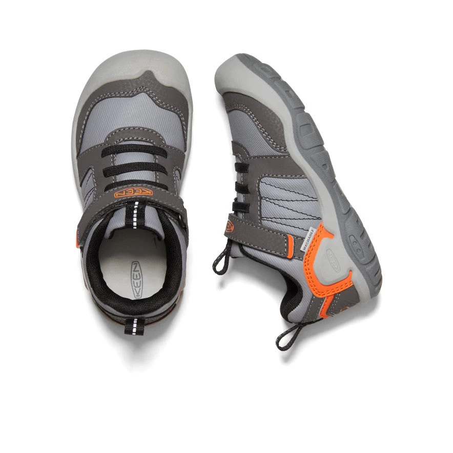 Keen Little Kids' Knotch Peak Sneaker | Magnet/Safety Orange 7 Keen Little Kids' Knotch Peak Sneaker | Magnet/Safety Orange - Image 5