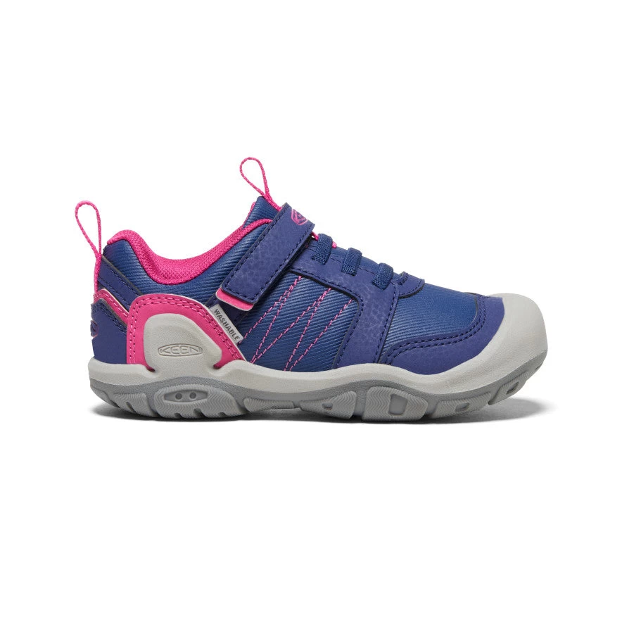 Keen Little Kids' Knotch Peak Sneaker | Blue Depths/Pink Peacock 3 Keen Little Kids' Knotch Peak Sneaker | Blue Depths/Pink Peacock