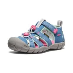 Keen Little Kids' Seacamp II CNX | Coronet Blue/Hot Pink -Shoes Haven Shop 80cbf833d2ce370a40edcdca7a4c00874c41e010