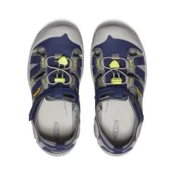 Keen Big Kids' Knotch Creek | Steel Grey/Blue Depths -Shoes Haven Shop 838be6eb553a3a470e800edfe8866f7e6a90f741