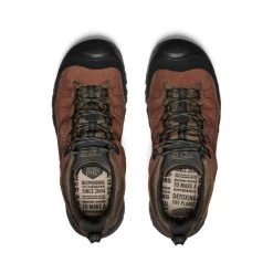 Keen Men's Targhee IV Wide Waterproof Hiking Shoe | Bison/Black -Shoes Haven Shop 86abd184c7b0383010c94aa071bcd54f428710ef