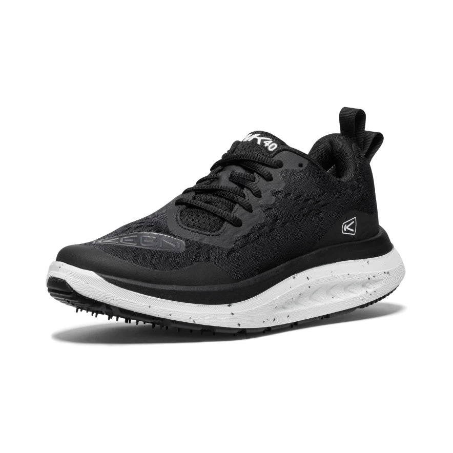 Keen Women's WK400 Walking Shoe | Black/White 5 Keen Women's WK400 Walking Shoe | Black/White - Image 3