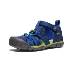 Keen Big Kids' Seacamp II CNX | Blue Depths/Chartreuse -Shoes Haven Shop 88e75d07172111759b87b148fc1fb9864998d3d0