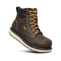 Keen Men's Cincinnati 6" Waterproof Boot (Carbon-Fiber Toe) | Dark Chocolate/Sandshell -Shoes Haven Shop 8eebc103bc703592decc08b8374ecf55dcc906d4