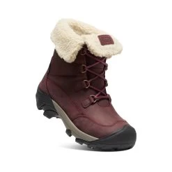 Keen Women's Betty Waterproof Short Boot | Burgundy/Brindle -Shoes Haven Shop 969adeb8393e4071b9b23ad9d76df4f1beebbc02