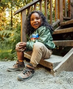 Keen Little Kids' Targhee Waterproof Boot | Black/Campsite -Shoes Haven Shop LittleKidsTargheeMidLifestylePDPLeft 6235c7f1 929a 497a 8113 147496b5df39